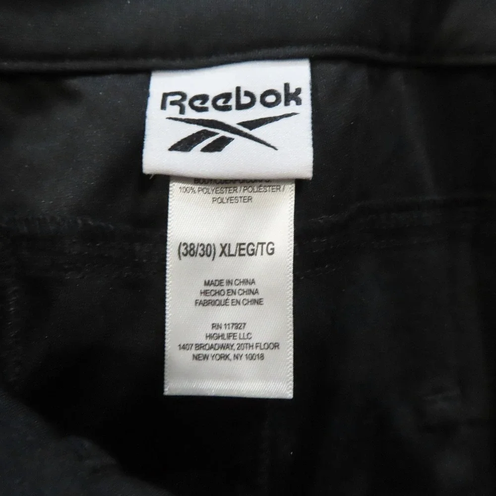 Reebok Voyager 5-Pocket Pant Mens XL‎ 38 x 30 Black Performance Trousers NEW